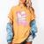 Coquette Reading Book Lover Pink Bow Bookish Mom & Daughter Women's Comfort Colors T-Shirt Mustard