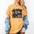 Cosy Sloth In Bookshelf With Plants Women's Comfort Colors T-Shirt Mustard