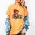 Cozy Gingerbread Christmas Reading Book Xmas Snowflakes Fall Women's Comfort Colors T-Shirt Mustard