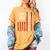 Criminal Justice Major College Student Graduate Graduation Women's Comfort Colors T-Shirt Mustard