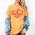 Cross Country Senior Night Senior 2025 Graduation Party 7 Women's Comfort Colors T-Shirt Mustard