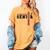 Cross Country Senior Night XC Senior 2026 Graduation 90 Women's Comfort Colors T-Shirt Mustard