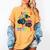 I Crushed Pre-K Monster Truck Graduation Preschool Grad 2025 Women's Comfort Colors T-Shirt Mustard