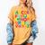 Cute ABCs Shirt Alphabet Colorful Letters Reading Books Kids Women's Comfort Colors T-Shirt Mustard