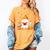 Cute Beanie Ghost Bookworm Cozy Book Reading Halloween Women's Comfort Colors T-Shirt Mustard