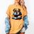 Cute Dog English Bulldog Reading Book Women's Comfort Colors T-Shirt Mustard Cute Dog English Bulldog Reading Book Women's Comfort Colors T-Shirt Mustard