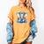 Cute Elephant Reading Universe Book Women's Comfort Colors T-Shirt Mustard