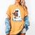Cute Ghost Holding Books Bookish Christmas Women's Comfort Colors T-Shirt Mustard Cute Ghost Holding Books Bookish Christmas Women's Comfort Colors T-Shirt Mustard
