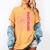 Cute Girls Women Class 2025 Graduation Senior Coquette Bow Women's Comfort Colors T-Shirt Mustard