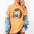 Cute Hedgehog Book Lover Readers Animal Reading Women's Comfort Colors T-Shirt Mustard