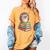 Cute Hedgehog Reading Books Animal Lover Reader Bookworm Women's Comfort Colors T-Shirt Mustard