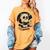 Cute Panda Reading Book Under Moon Bookworm Coffee Lover Women's Comfort Colors T-Shirt Mustard