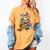Cute Reading Chicken With Glasses Books Bookworm Reader Book Women's Comfort Colors T-Shirt Mustard