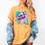 Dabbing Cassette Tape 70s 80s 80s Outfit Nostalgia Women's Comfort Colors T-Shirt Mustard