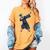Dabbing Graduate Zebra Team Mascot Graduation Senior Shirt Women's Comfort Colors T-Shirt Mustard
