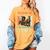 Dad Fathers Day Please Be Patient I'm From The 1900s Women's Comfort Colors T-Shirt Mustard