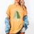 Dashing Through The Books Christmas Book Lovers Men Women Women's Comfort Colors T-Shirt Mustard