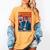 Dead Roast Coffee Comic Book Cover Style Skeleton Barista Women's Comfort Colors T-Shirt Mustard
