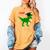Dinosaur Rawr Diploma Graduate Graduation Women's Comfort Colors T-Shirt Mustard