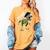 Dinosaur T Rex Rawr Last Day Of School Graduation Shirt Women's Comfort Colors T-Shirt Mustard