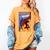 Disney Pixar The Incredibles Omnidroid Comic Book Cover Women's Comfort Colors T-Shirt Mustard