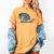 Disney Winnie The Pooh Introvert Eeyore Logo Women's Comfort Colors T-Shirt Mustard Disney Winnie The Pooh Introvert Eeyore Logo Women's Comfort Colors T-Shirt Mustard