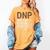 DNP Doctor Of Nursing Practice Medical School Graduation Women's Comfort Colors T-Shirt Mustard