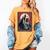 Dracula's Castle Book Cover Illustration Women's Comfort Colors T-Shirt Mustard
