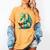 Dragon With Book Women's Comfort Colors T-Shirt Mustard