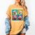 Eagle Love Reading And Eagles Child Book Lover Women's Comfort Colors T-Shirt Mustard