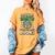 Earth Day Save Earth It´s Only Planet With Books Reader Women's Comfort Colors T-Shirt Mustard