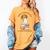 Easily Distracted By Beagles And Books Beagle Dog Women's Comfort Colors T-Shirt Mustard