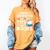 Easily Distracted By Cats And Books Cute Cat And Book Lovers Women's Comfort Colors T-Shirt Mustard