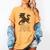Easily Distracted By Dragons And Books Library Dragon Lover Women's Comfort Colors T-Shirt Mustard