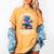 Easily Distracted By Dragons And Books Women's Comfort Colors T-Shirt Mustard