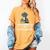 Easily Distracted By Plants & Books Plant Book Lover Women's Comfort Colors T-Shirt Mustard