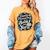 Easily Distracted By Yarn And Books Women's Comfort Colors T-Shirt Mustard Easily Distracted By Yarn And Books Women's Comfort Colors T-Shirt Mustard