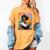 Educated Afro Girl Reading Book Lover History Month Women's Comfort Colors T-Shirt Mustard