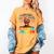 Education Is Freedom Afro Books Women's Comfort Colors T-Shirt Mustard