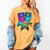 Eighties Console Controller Gaming Player Gadget Nostalgia Women's Comfort Colors T-Shirt Mustard