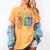 Equality Books Peace Love Compassion LGBT Gay Lesbian Pride Women's Comfort Colors T-Shirt Mustard