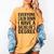 Everyone Calm Down Bachelors Degree Graduation T-Shirt Women's Comfort Colors T-Shirt Mustard