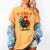 F-Caw-F Rooster F Awk F Chicken Coffee Romance Books Lover Women's Comfort Colors T-Shirt Mustard