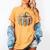 Fall Book Pumpkin Fall Librarians Bookworm Teachers Students Women's Comfort Colors T-Shirt Mustard