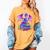 Fantasy Dragon Reading Books Bookworm Women's Comfort Colors T-Shirt Mustard