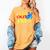First Day Of School Shirt Peace Out Pre-K Graduation Kids So Women's Comfort Colors T-Shirt Mustard