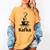 But First Kafka Coffee For Literature & Book Lovers Women's Comfort Colors T-Shirt Mustard