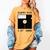 Floppy Disk Computer Nostalgia Fun PC Enthusiast History Women's Comfort Colors T-Shirt Mustard