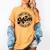 Forget The Grad Mom Survived Class Of 2025 Graduation 2025 Women's Comfort Colors T-Shirt Mustard