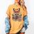 Fox Read Books Be Kind Stay Weird Reader Cute Nerd Bookworm Women's Comfort Colors T-Shirt Mustard